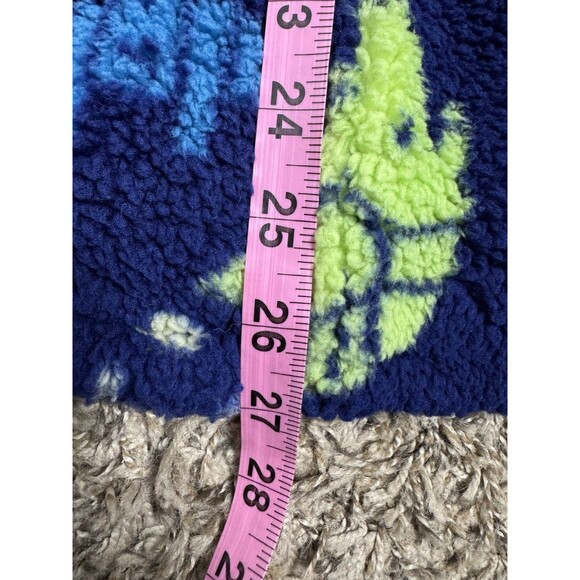 Disney Star Wars Sherpa Fleece Full Zip Jacket Stormtrooper Sz XS Navy AOP - Picture 14 of 14